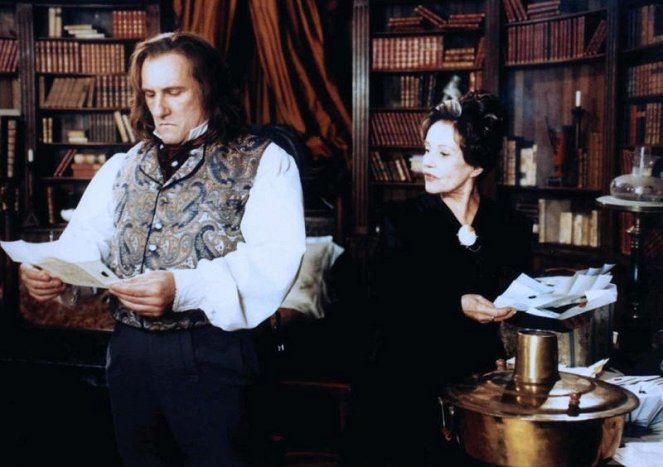Gérard Depardieu (Honoré de Balzac), Jeanne Moreau (Charlotte-Laure)