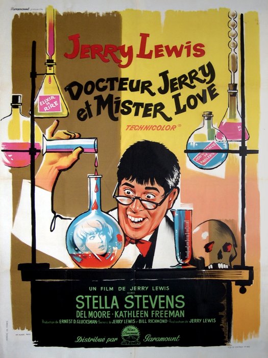 Jerry Lewis (Prof. Julius Kelp), Stella Stevens (Stella Purdy) zdroj: imdb.com