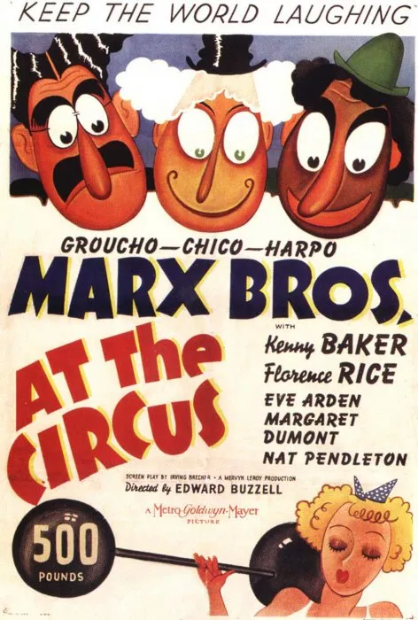 Groucho Marx (Attorney Loophole), Eve Arden (Peerless Pauline), Chico Marx (Antonio), Harpo Marx (’Punchy’) zdroj: imdb.com