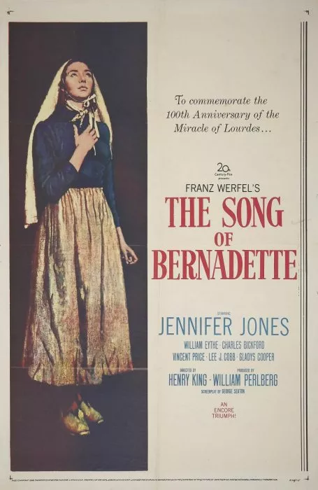 Jennifer Jones (Bernadette Soubirous) zdroj: imdb.com