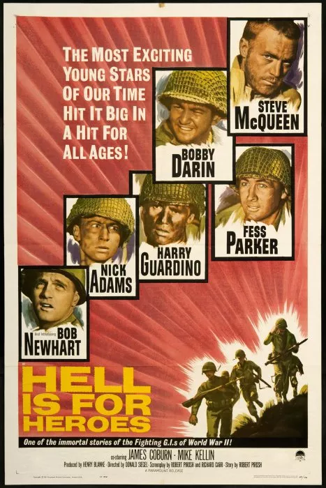 Steve McQueen (Reese), Nick Adams (Homer Janeczek), Bobby Darin (Pvt. Corby), Harry Guardino (Sgt. Larkin), Bob Newhart (Pvt. Driscoll), Fess Parker (Sgt. Pike) zdroj: imdb.com