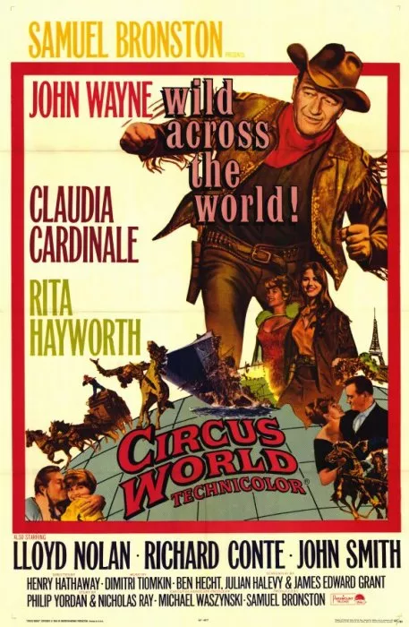 Rita Hayworth (Lili Alfredo), John Wayne (Matt Masters), Claudia Cardinale (Toni Alfredo) zdroj: imdb.com