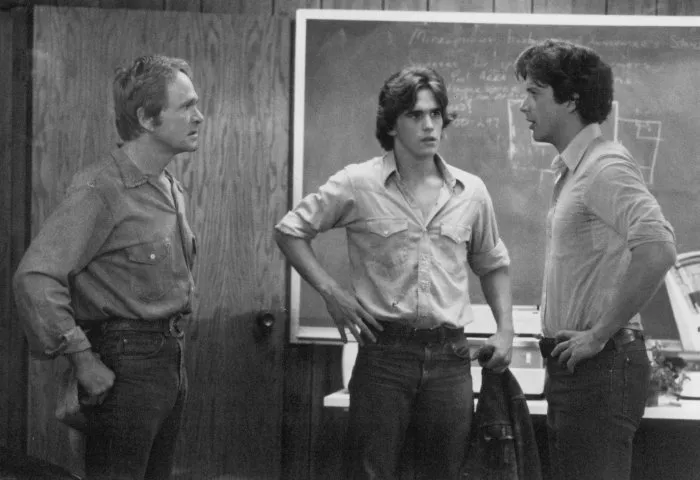 Matt Dillon (Tex McCormick), Bill McKinney (Pop McCormick), Jim Metzler (Mason McCormick) zdroj: imdb.com