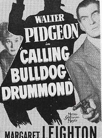 Margaret Leighton (Sgt. Helen Smith), Walter Pidgeon (Maj. Hugh ’Bulldog’ Drummond) zdroj: imdb.com