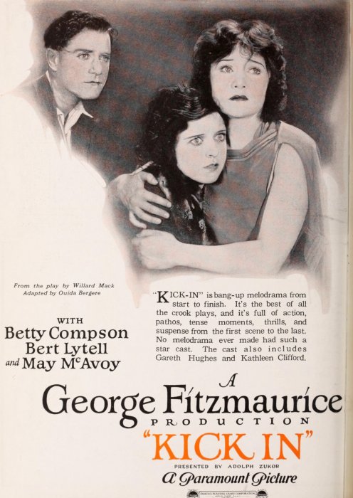 Betty Compson, Bert Lytell, May McAvoy zdroj: imdb.com