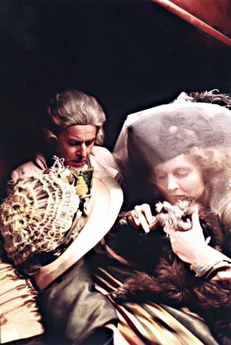 Hanna Schygulla (Countess Sophie de la Borde), Michel Vitold (De Florange) zdroj: imdb.com