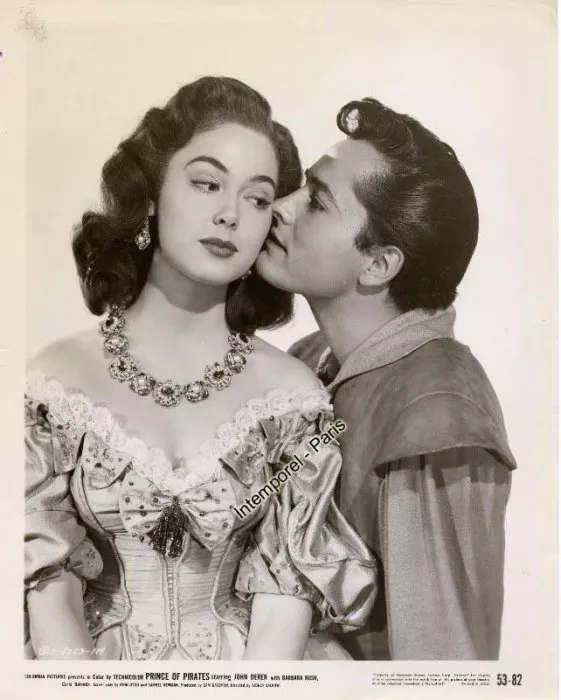 John Derek (Prince Roland), Barbara Rush (Countess Nita Orde) zdroj: imdb.com