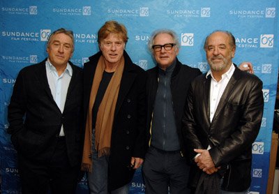 Robert De Niro (Ben), Robert Redford, Barry Levinson, Art Linson zdroj: imdb.com 
promo k filmu