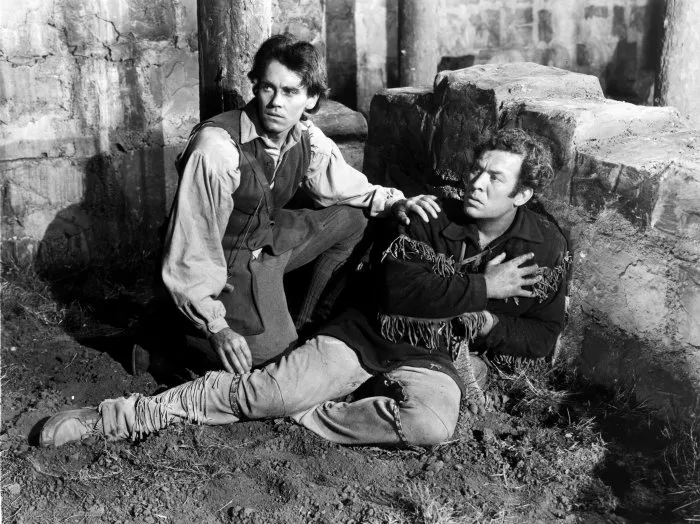 Henry Fonda (Gilbert Martin), Ward Bond (Adam Hartman) zdroj: imdb.com