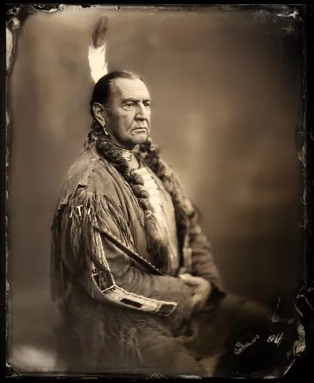 August Schellenberg (Sitting Bull) zdroj: imdb.com