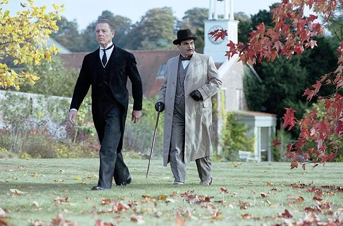 Edward Fox, David Suchet (Hercule Poirot)