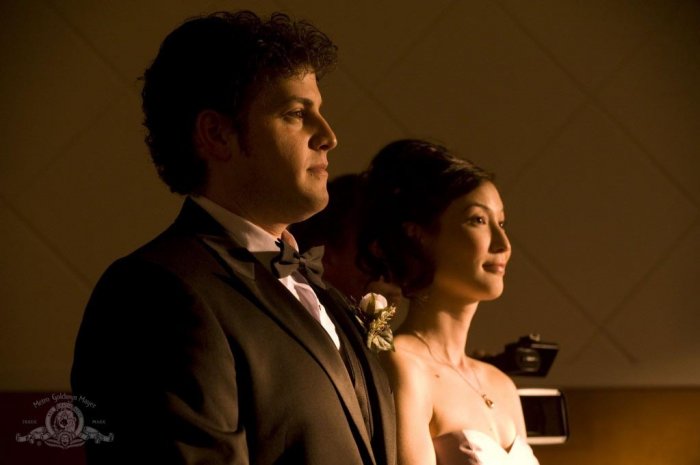 Jennifer Spence (Dr. Lisa Park), David Blue (Eli Wallace) zdroj: imdb.com