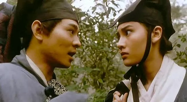 Jet Li (Linghu Chong (Ling Wu Chung)), Michelle Reis (Yue Lingshan (Kiddo)) zdroj: imdb.com