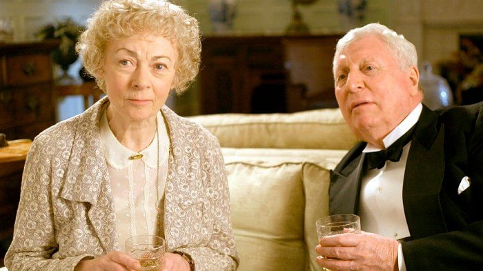 Geraldine McEwan (Miss Marple), Tom Baker (Frederick Treves)