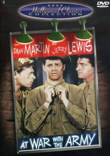 Jerry Lewis (Pfc. Alvin Korwin), Dean Martin (1st Sgt. Vic Puccinelli), Mike Kellin (Sgt. McVey) zdroj: imdb.com