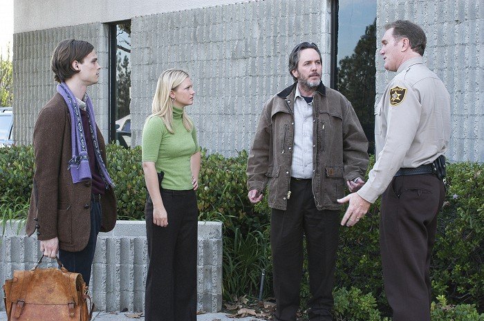 Matthew Gray Gubler (Dr. Spencer Reid), A.J. Cook (Jennifer Jareau), Michael McGrady