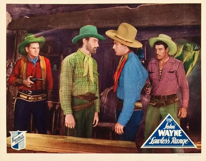 John Wayne (John Middleton), Yakima Canutt (Joe Burns), Frank McGlynn Jr. (Frank Carter), Glenn Strange (Burns’ Henchman) zdroj: imdb.com