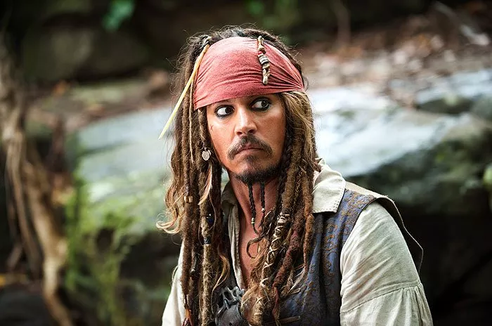 Johnny Depp (Jack Sparrow) Photo © Disney Enterprises / Peter Mountain