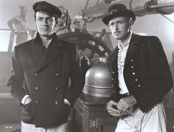 Patric Knowles (Captain Ben Waldridge), Mark Stevens (Captain James Marshall) zdroj: imdb.com