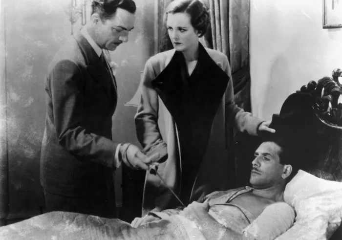 Mary Astor (Hilda Lake), William Powell (Philo Vance), Paul Cavanagh (Sir Thomas MacDonald) zdroj: imdb.com