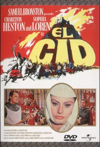 Charlton Heston (El Cid Rodrigo de Vivar), Sophia Loren (Jimena), Hurd Hatfield (Arias) zdroj: imdb.com