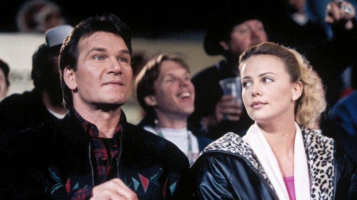 Patrick Swayze (Roy Kirkendall), Charlize Theron (Candy Kirkendall)