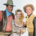 Kirk Douglas (Lomax), John Wayne (Taw Jackson), Joanna Barnes (Lola)