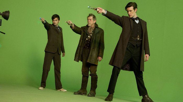 John Hurt (The Doctor), David Tennant (The Doctor), Matt Smith (The Doctor) zdroj: imdb.com