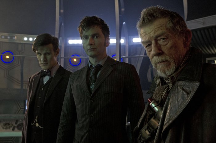 John Hurt (The Doctor), David Tennant (The Doctor), Matt Smith (The Doctor) zdroj: imdb.com