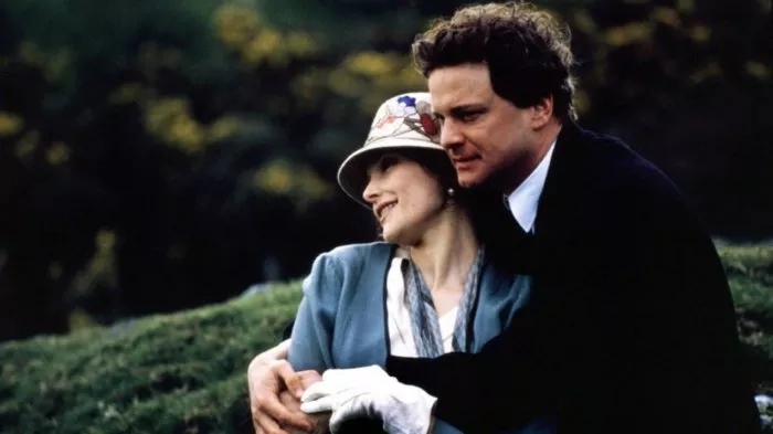 Colin Firth (Edward), Mary Elizabeth Mastrantonio (Moira) zdroj: imdb.com