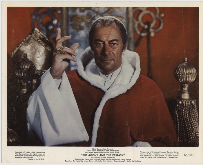 Rex Harrison (Pope Julius II) zdroj: imdb.com