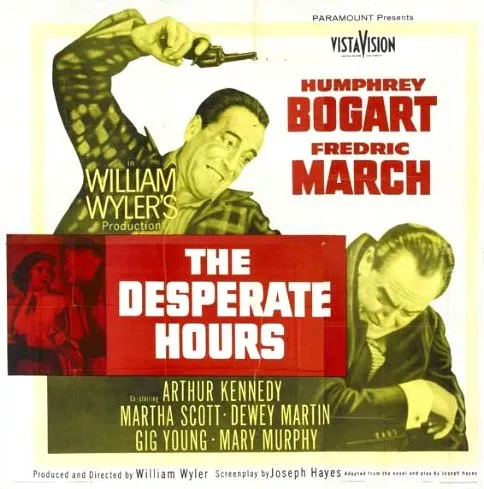 Humphrey Bogart (Glenn Griffin), Robert Middleton (Sam Kobish), Fredric March (Dan C. Hilliard), Mary Murphy (Cindy Hilliard) zdroj: imdb.com