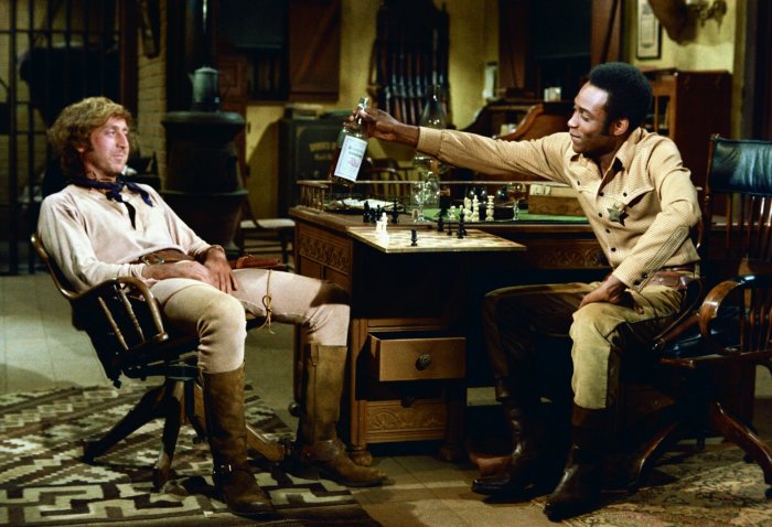 Gene Wilder (Jim), Cleavon Little (Bart) zdroj: imdb.com