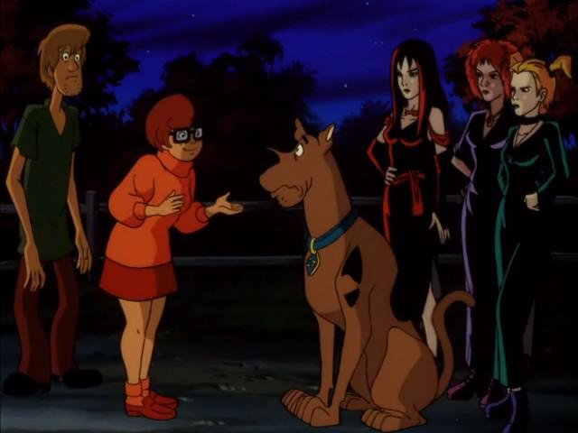 Jane Wiedlin (Dusk), Jennifer Hale (Thorn), Scott Innes (Scooby Doo), B.J. Ward (Velma), Kimberly Brooks (Luna) zdroj: imdb.com