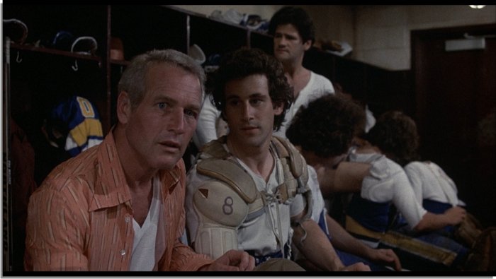 Paul Newman (Reggie), Michael Ontkean (Ned Braden) zdroj: imdb.com