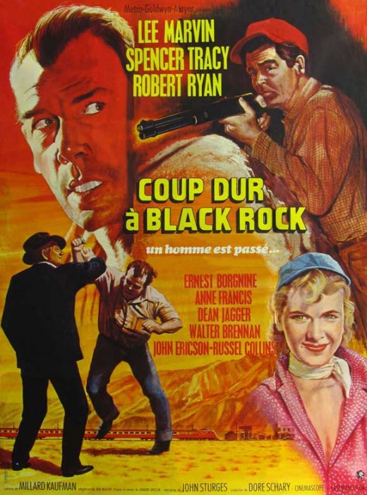 Spencer Tracy, Ernest Borgnine, Lee Marvin, Anne Francis, Robert Ryan zdroj: imdb.com