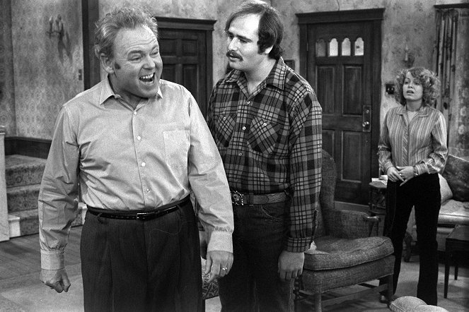 Carroll O’Connor (Archie Bunker), Rob Reiner (Michael ’Meathead’ Stivic), Sally Struthers (Gloria Bunker-Stivic)