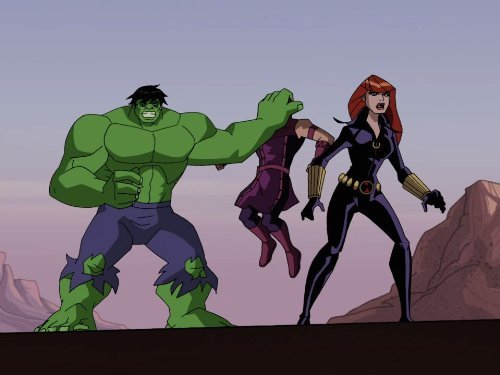 Chris Cox (Clint Barton), Vanessa Marshall (Black Widow), Fred Tatasciore (The Hulk) zdroj: imdb.com