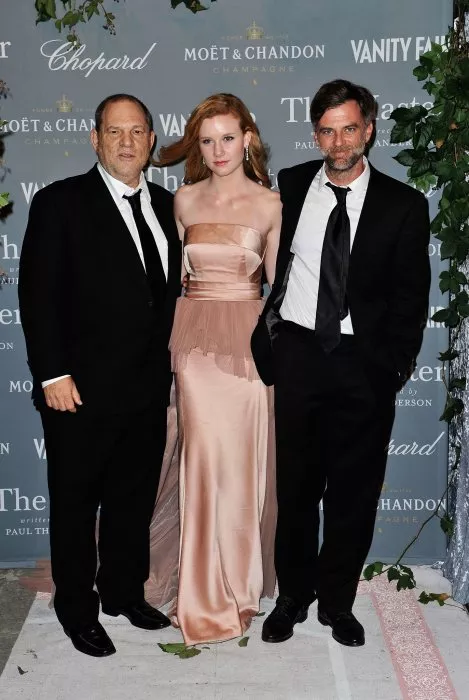 Paul Thomas Anderson, Harvey Weinstein, Madisen Beaty zdroj: imdb.com 
promo k filmu