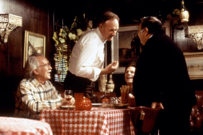Gene Hackman (Dan McGuinn), Craig Sheffer (Eddie McGuinn), John McLiam (Pop McGuinn) zdroj: imdb.com