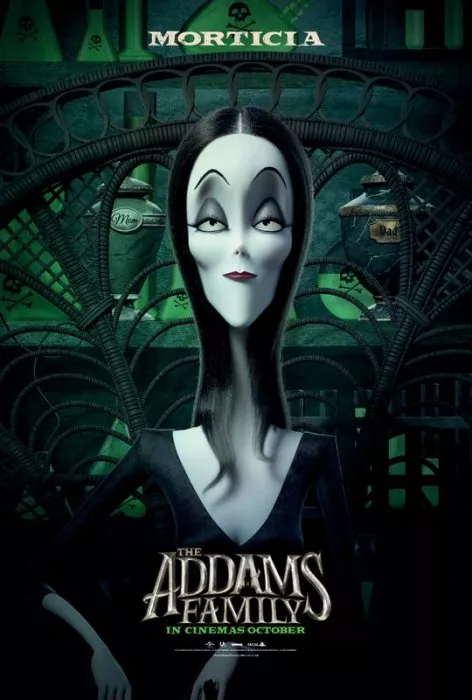 Charlize Theron (Morticia Addams) zdroj: imdb.com