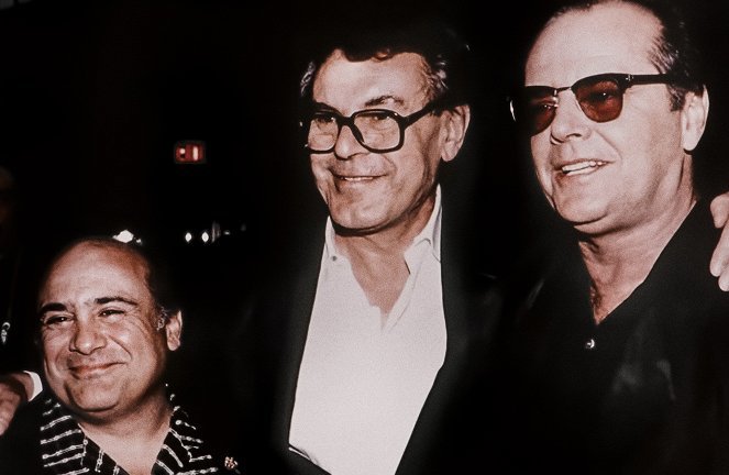 Danny DeVito, Miloš Forman (Miloš Forman 
  
  
  (archívne zábery)), Jack Nicholson