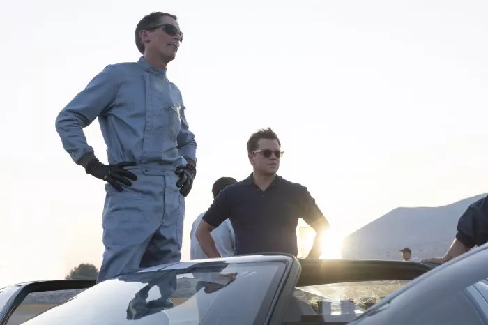 Christian Bale (Ken Miles), Matt Damon (Carroll Shelby) zdroj: imdb.com
