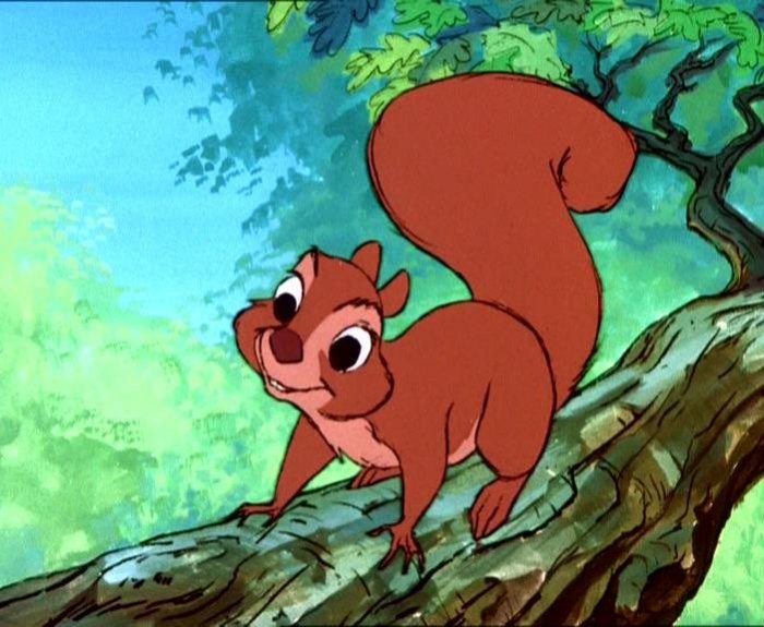 The Sword in the Stone (1963) - Little Girl Squirrel