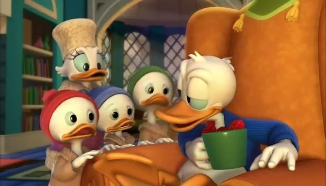 Tony Anselmo (Donald Duck), Tress MacNeille (Daisy Duck), Russi Taylor (Minnie Mouse) zdroj: imdb.com